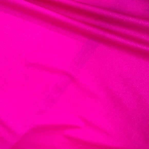 Terani Couture 231P0074 Fuchsia Pink Feather Trim Long Sleeve Gown Dress 6 - Picture 11 of 16